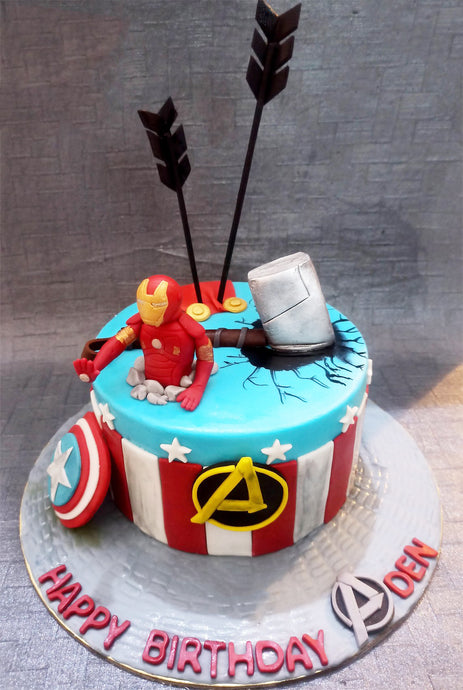 avengers team cake