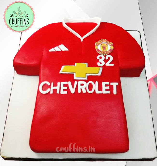 manchester united jersey cake