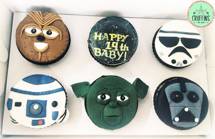 star wars theme cupcakes