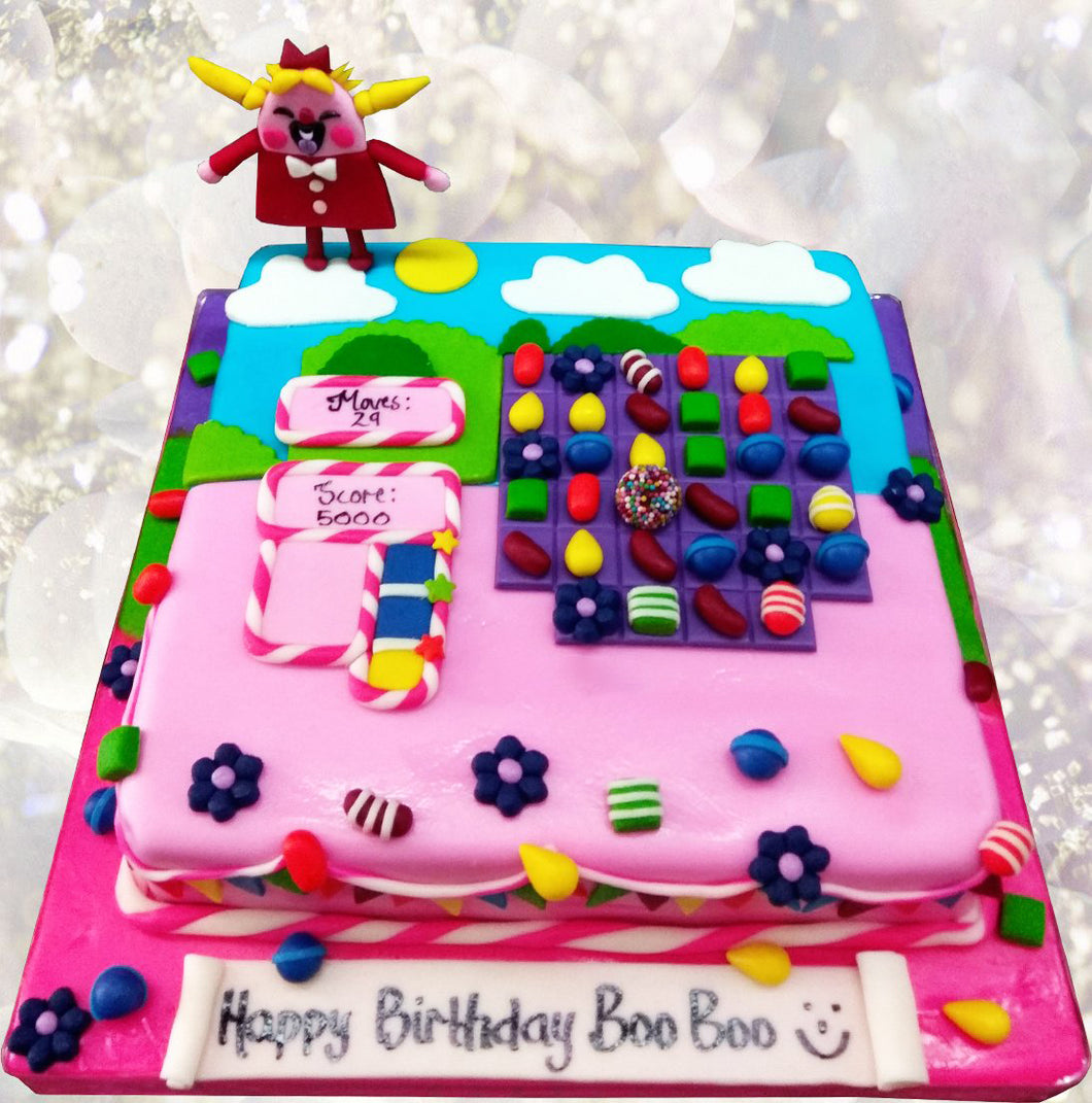 candy crush saga theme cake