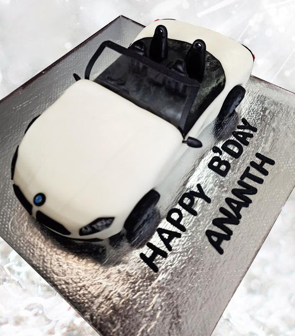bmw car theme cake