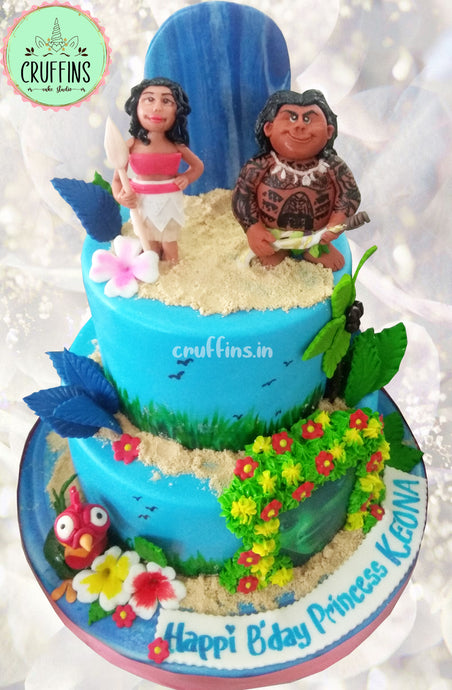 disney moana cake