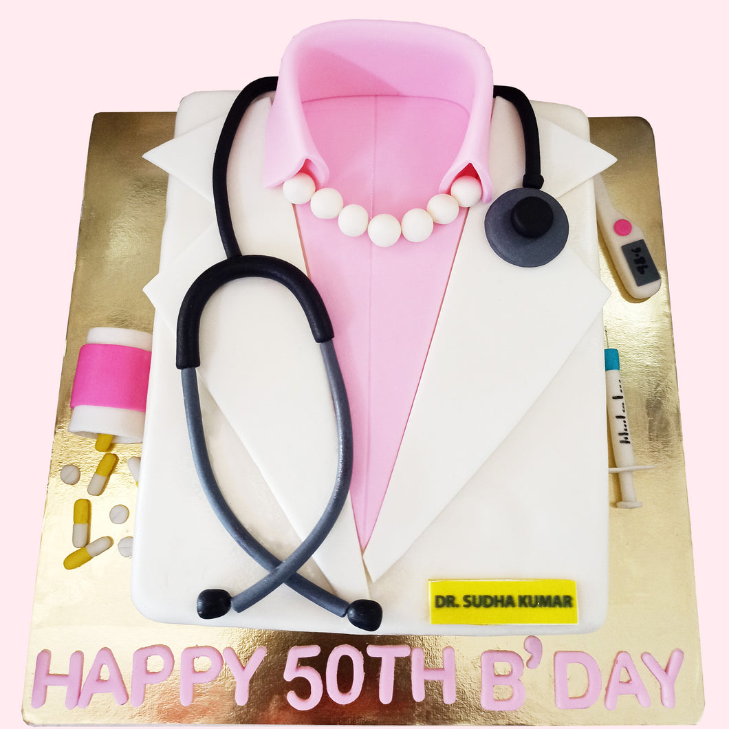 doctor-theme-cake-pink