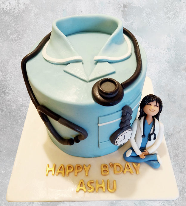 doctor girl birthday cake