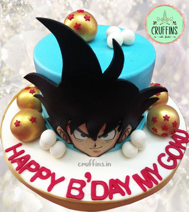 dragon ball z goku cake