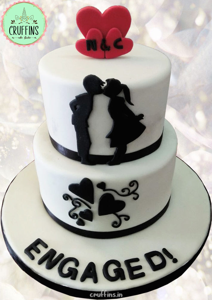 Wedding proposal cake | Honestweddingadvice.com