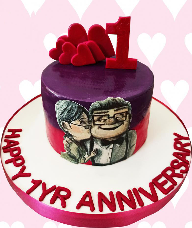 first anniversary up movie cake