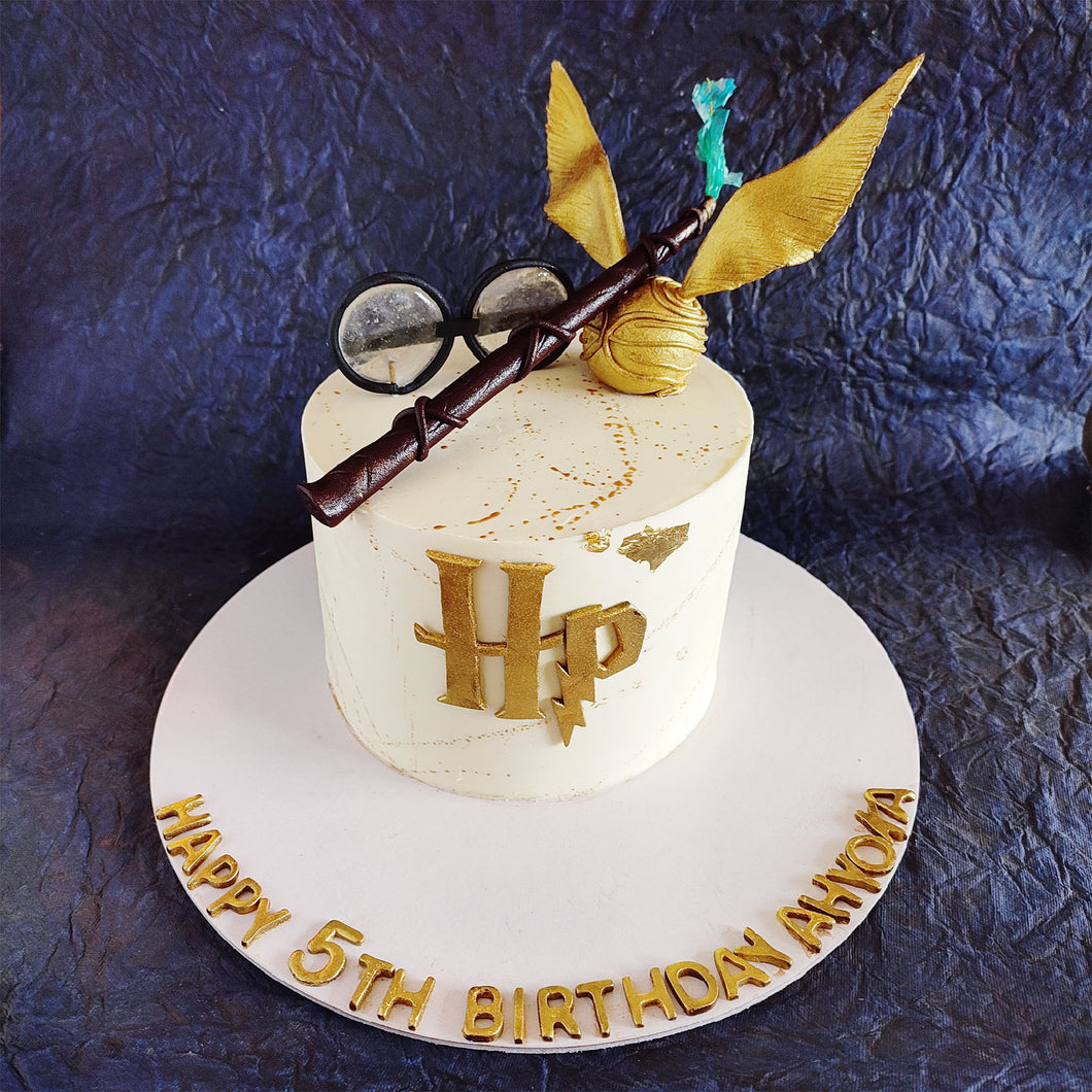 harry potter magic wand cake
