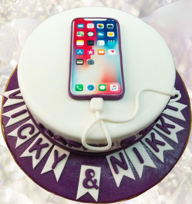 iPhone theme cake