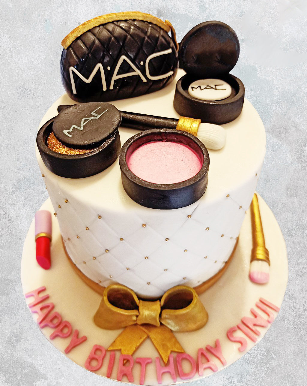 make up lover theme cake