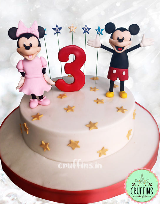 micky and minnie disney cake