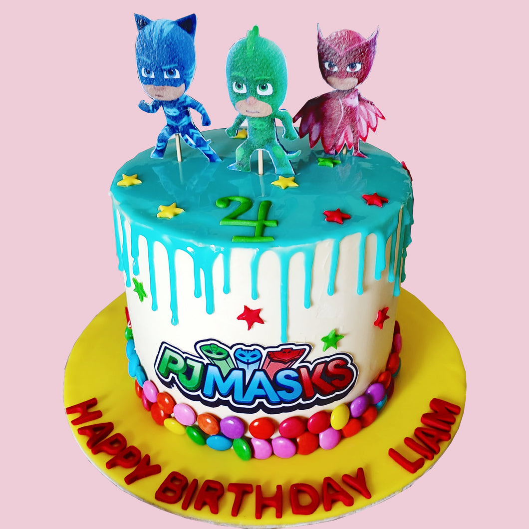 PJ Masks Theme Cake