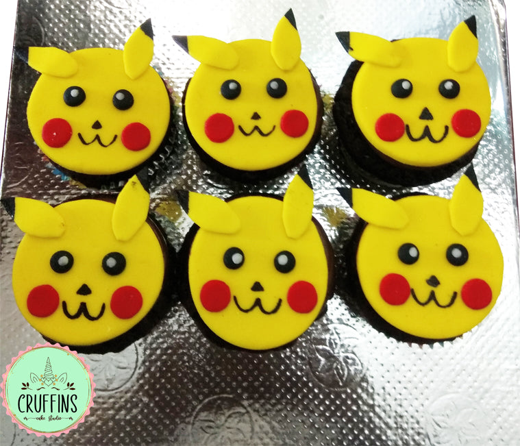 Pokemon Pikachu Theme Cupcakes