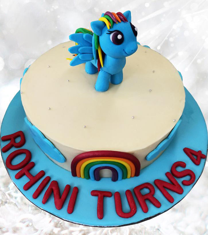 Rainbow dash my little pony cake