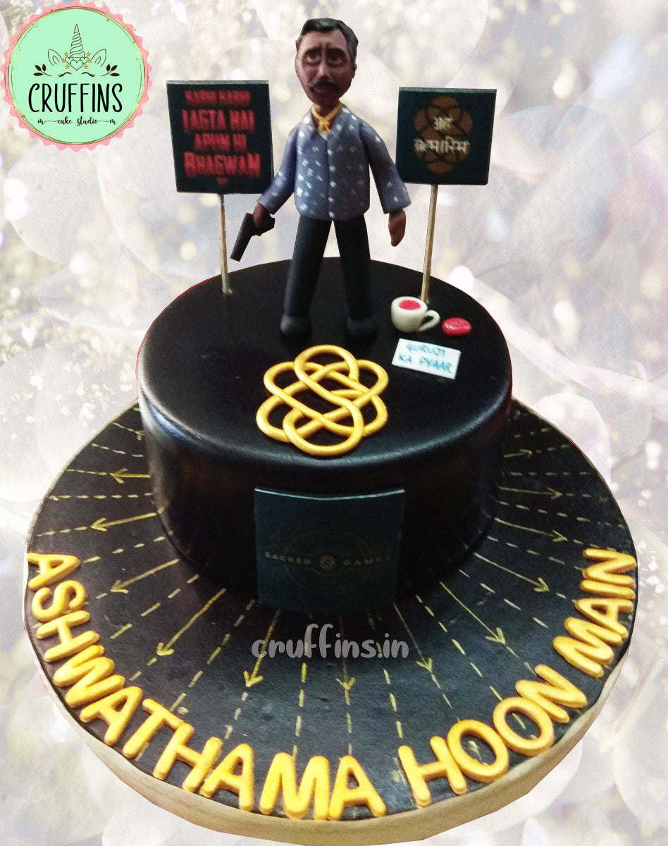 sacred games show nawazuddin theme cake