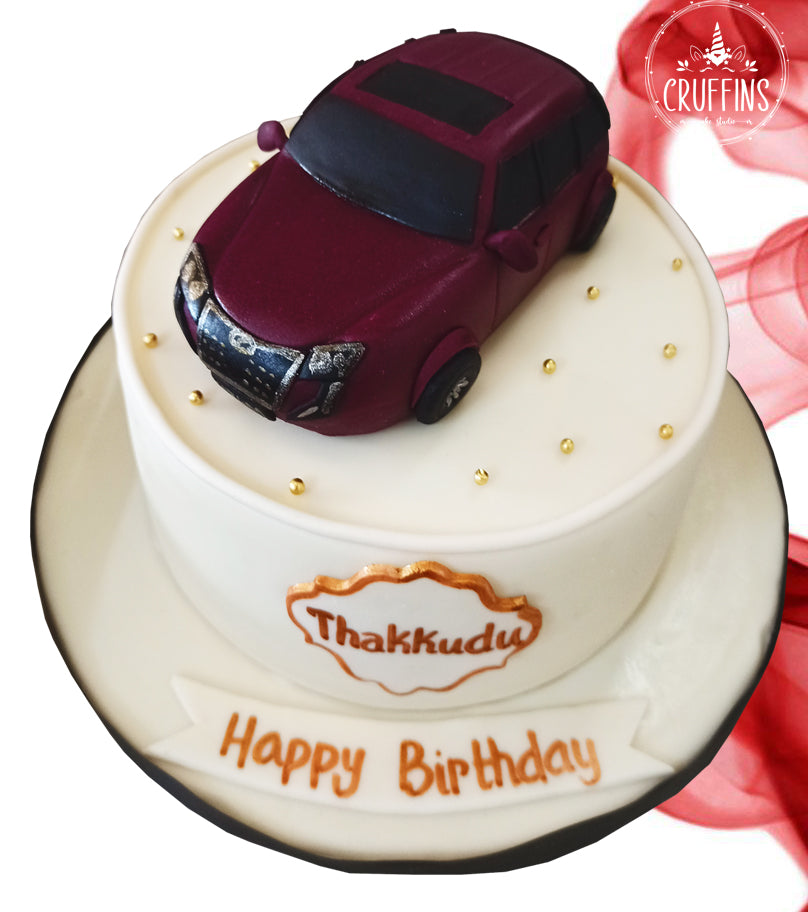 SUV Car Theme Cake