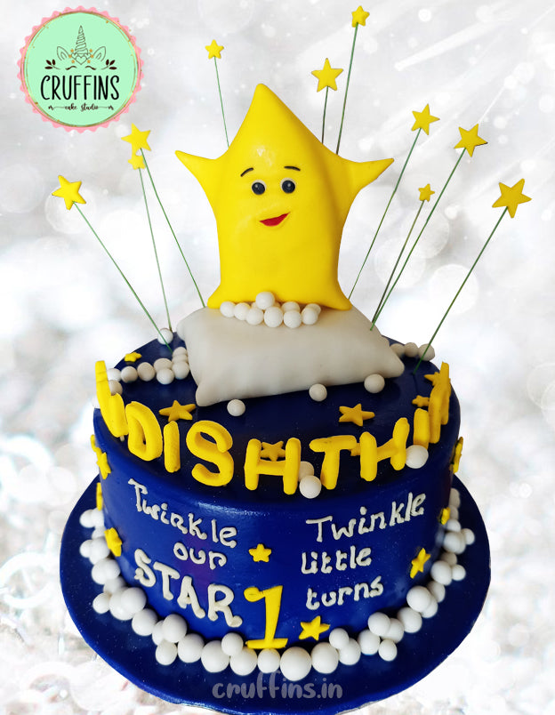 Twinkle Twinkle Little Star Theme Cake